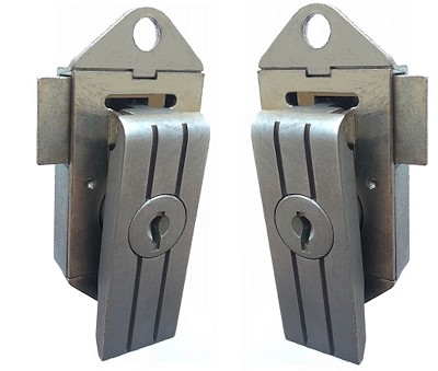 Original style Stab-Lok locks (LH lock is on the right side) 